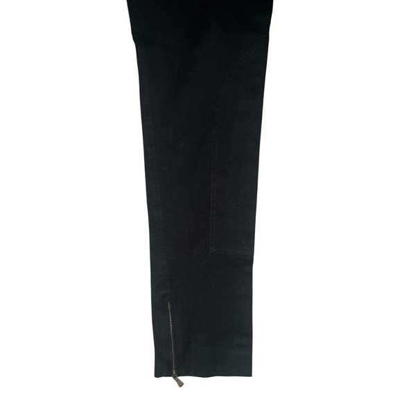 Jennie Maac  pants dark Academia Minimalist Monochrome Zipper On Bottom Sz S - Picture 3 of 6